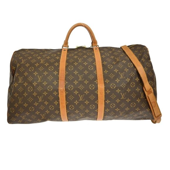 Louis Vuitton Monogram Keepall Bandouliere 60 Duffle Bag M41412 VI0945 YQ01416 - Picture 1 of 11